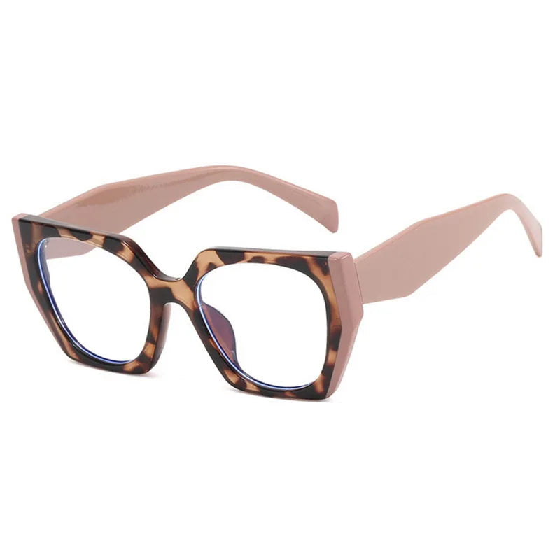 Fluorescent Cat Eye Glasses Anti Blue Light Color Blocking