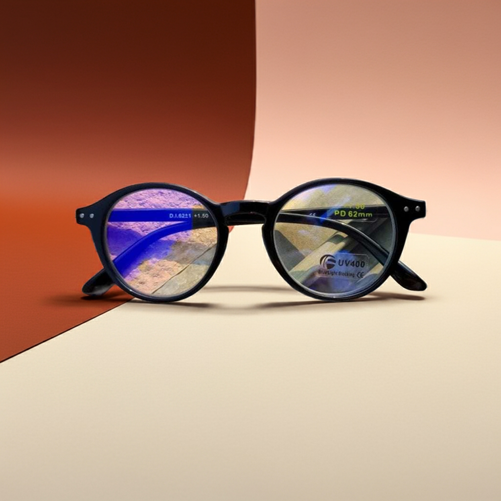 Anti Blue Light Reading Glasses Flexible Frame Eyewear