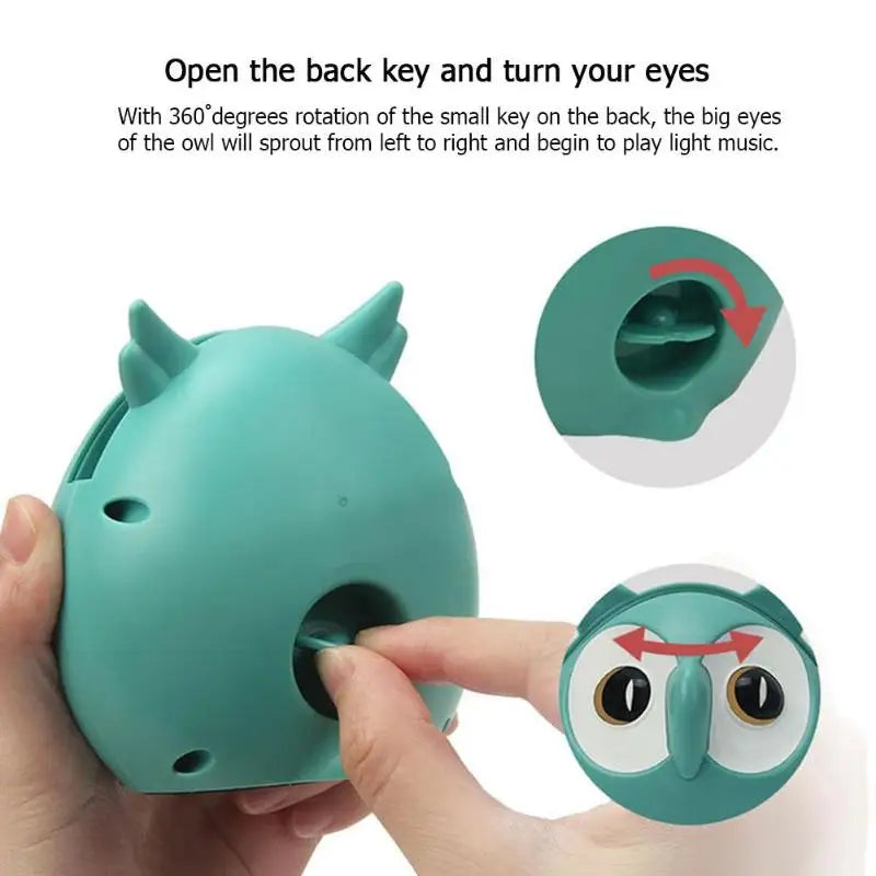 Cute Owl Music Glasses Holder