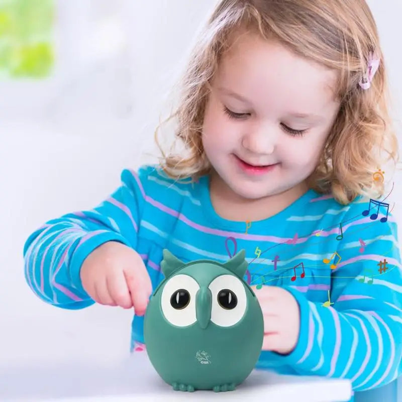 Cute Owl Music Glasses Holder