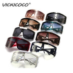 Fashion Oversized Windproof Luxury Designer Clear Lens Goggles