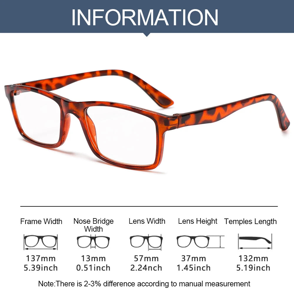 Ultralight PC Frame Reading Glasses Eyeglasses