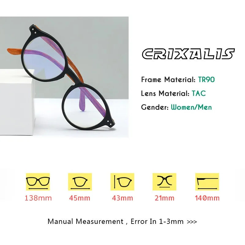 Anti Blue Light Reading Glasses Flexible Frame Eyewear