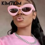 Inflatable Fashion Luxury Brand Cat Eye Sun Glasses
