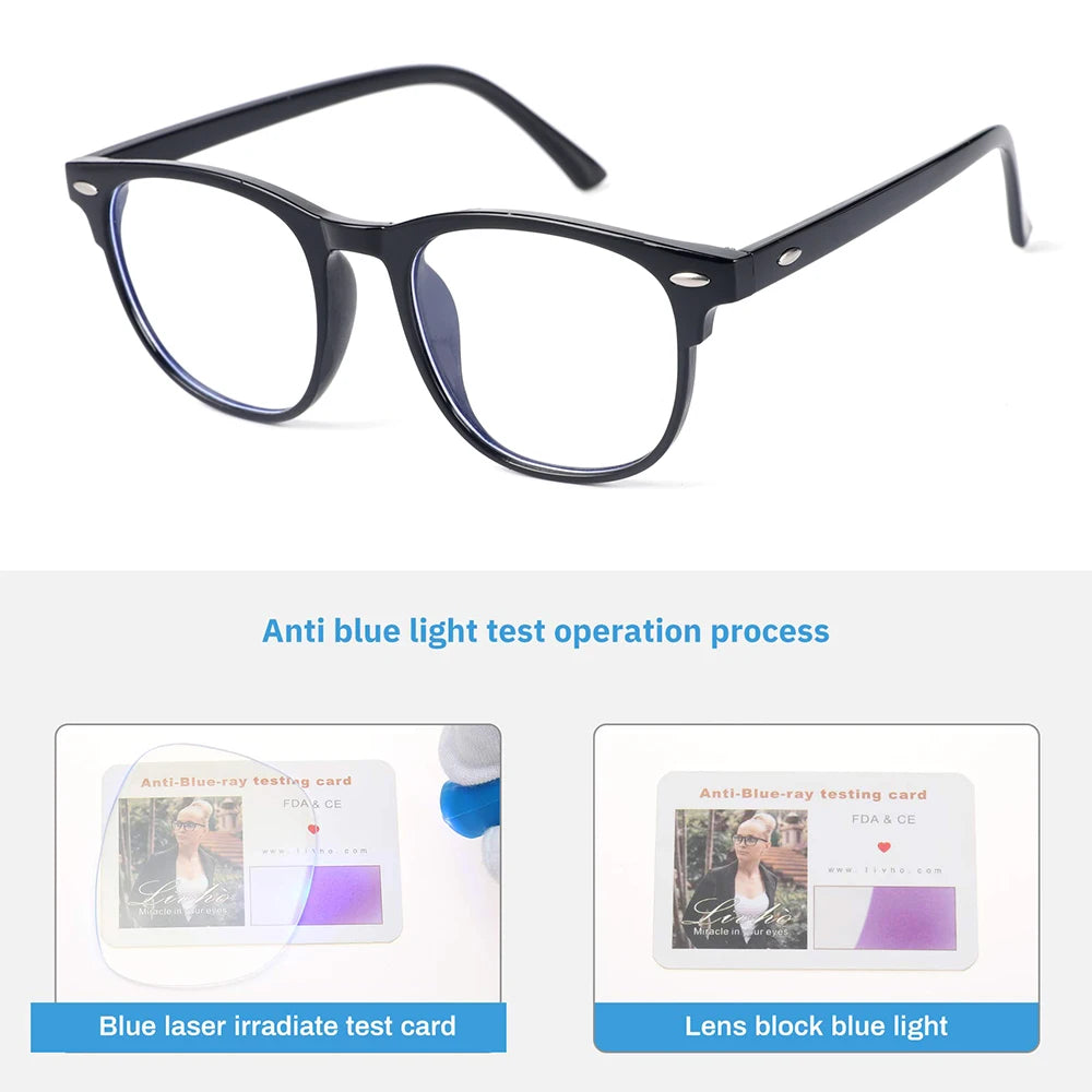 Anti Blue Light Simple Style High Clarity Eye Protection Eyewear