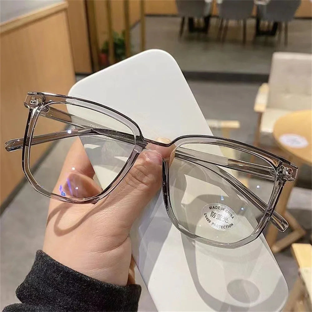 Large Frame Blue Light Filter Glasses Optical Spectacle