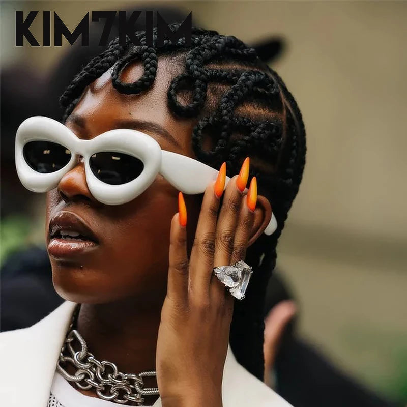 Inflatable Fashion Luxury Brand Cat Eye Sun Glasses