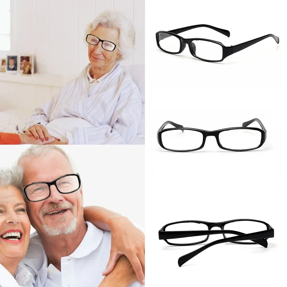 Ultra Light Square Frame Reading Magnifying Eyeglasses