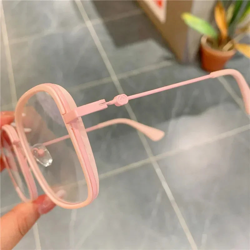 Square Blue Light Blocking Square Frame Eyeglasses