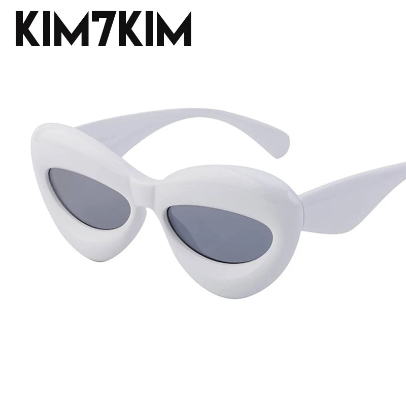 Inflatable Fashion Luxury Brand Cat Eye Sun Glasses