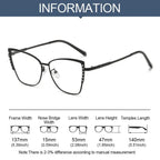 Anti-blue Light Women Cat Eye Eyeglasses Frame Designer