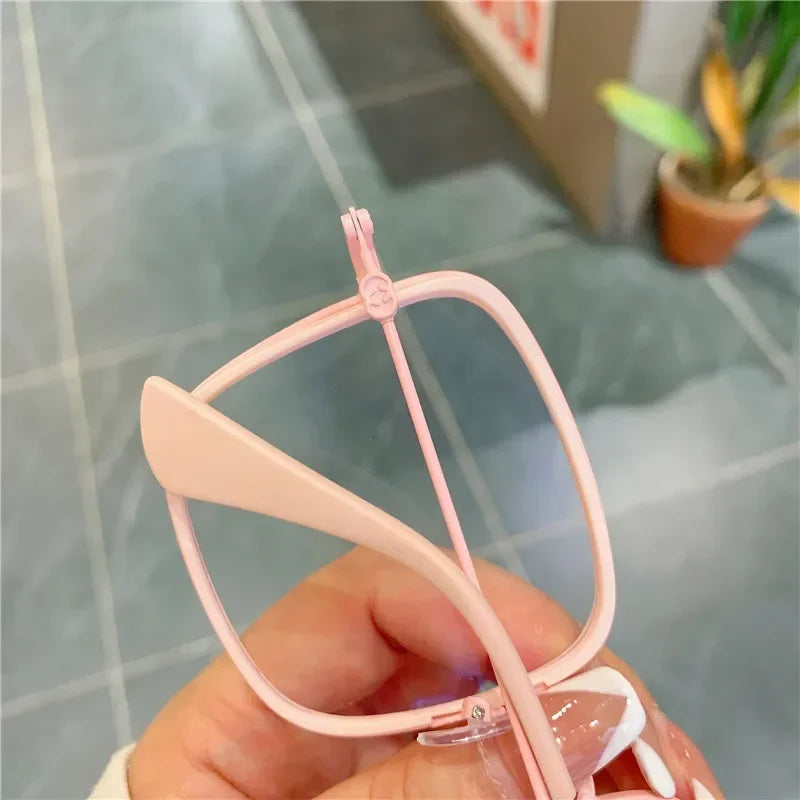 Square Blue Light Blocking Square Frame Eyeglasses