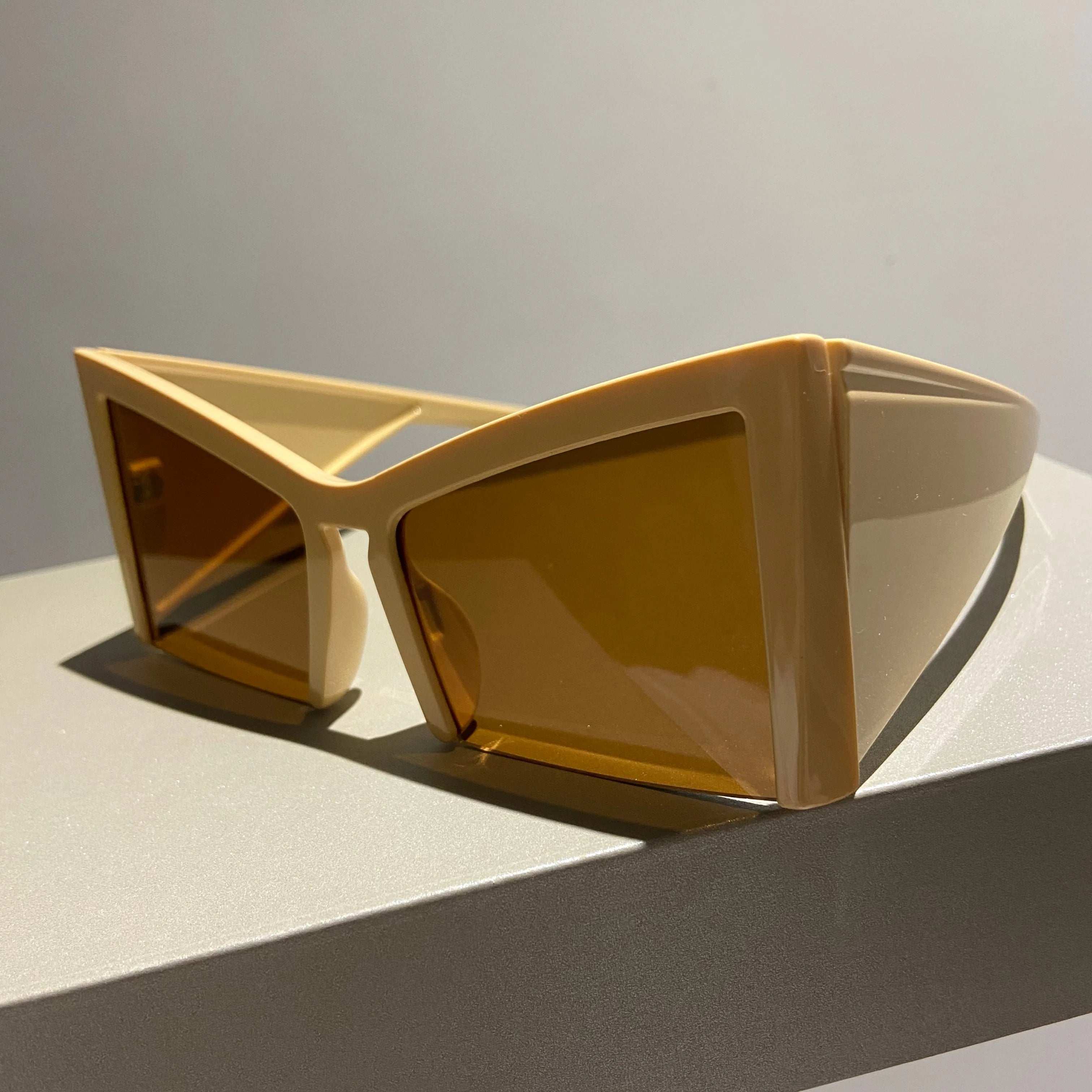 Unique Butterfly Designer Half Frames Elegant Big Shades