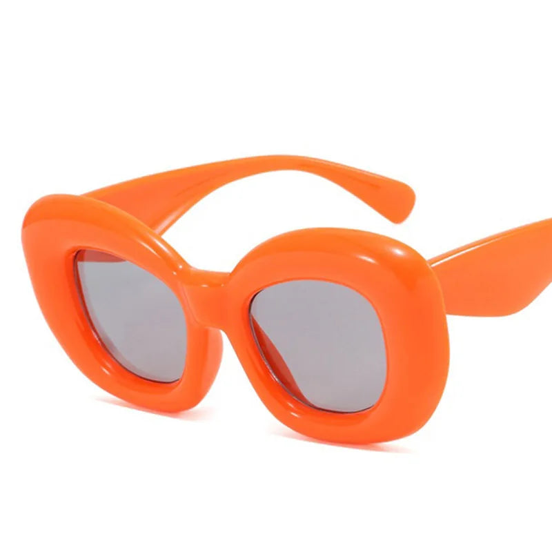 New Fashion Oval Green Round Frame Colorful Shades Eyewear